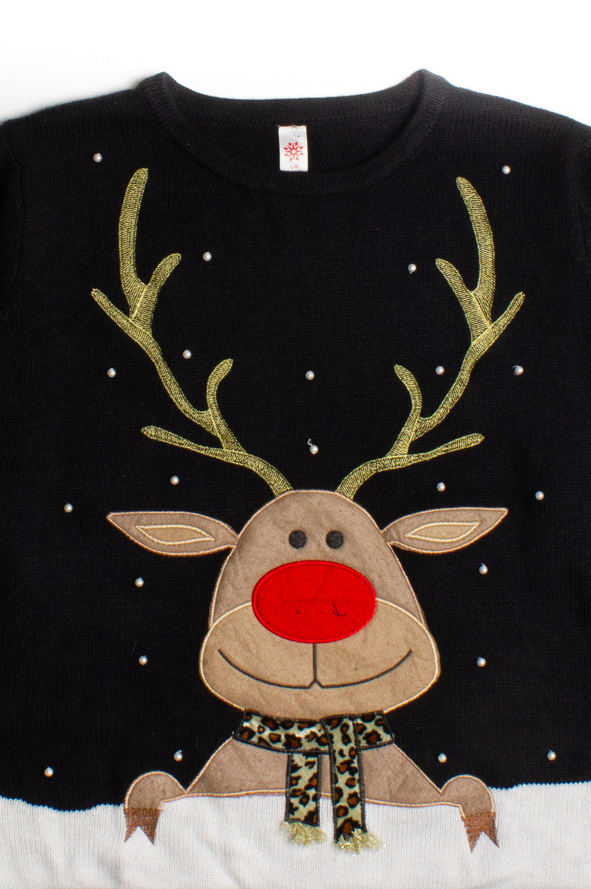 Black Ugly Christmas Pullover 60047