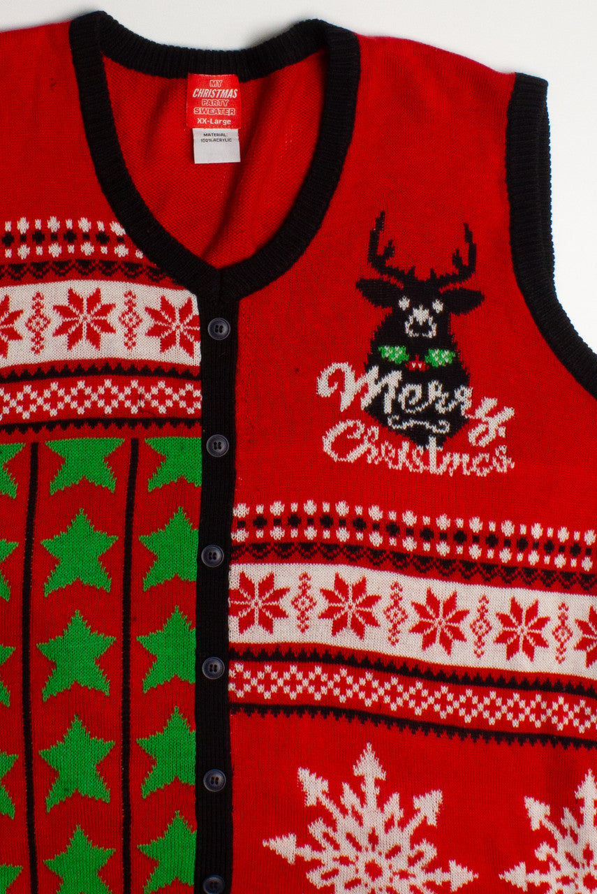 Red Ugly Christmas Vest 60057
