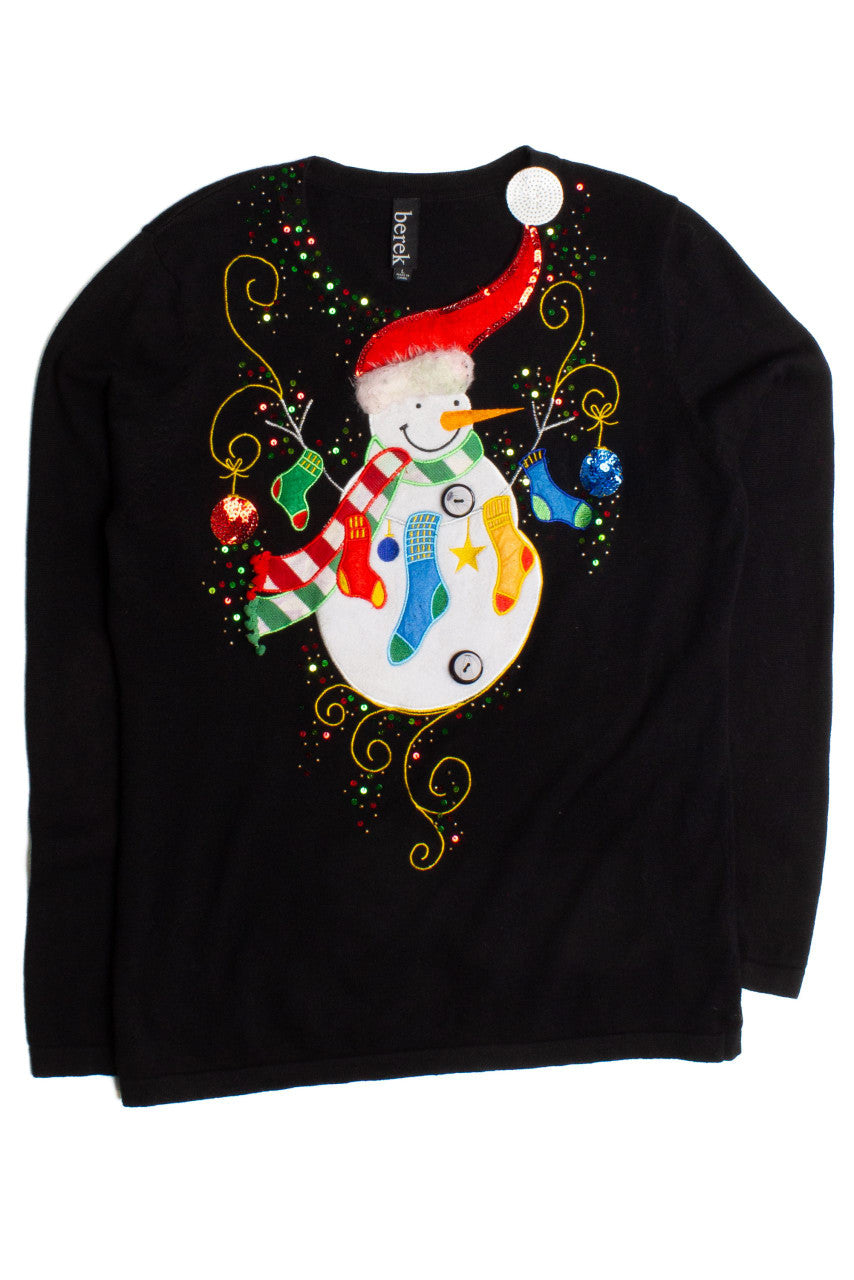 Black Ugly Christmas Pullover 60104