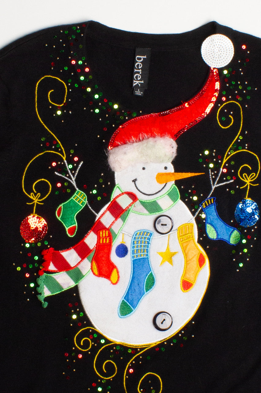 Black Ugly Christmas Pullover 60104