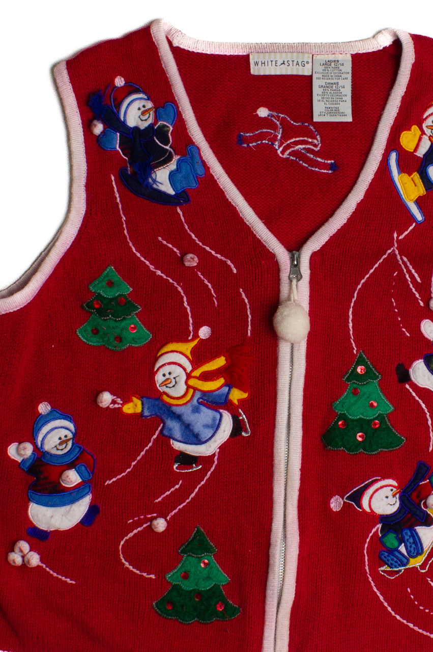 Red Ugly Christmas Vest 60106
