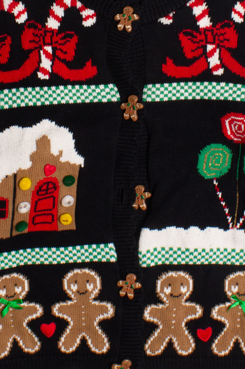 Gingerbread Ugly Christmas Cardigan 60127