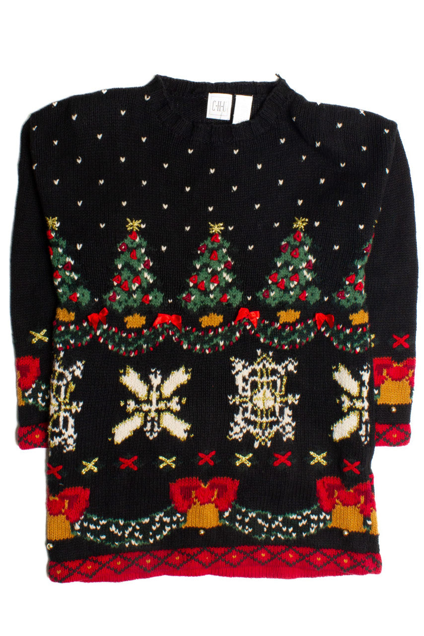 Black Ugly Christmas Pullover 60132