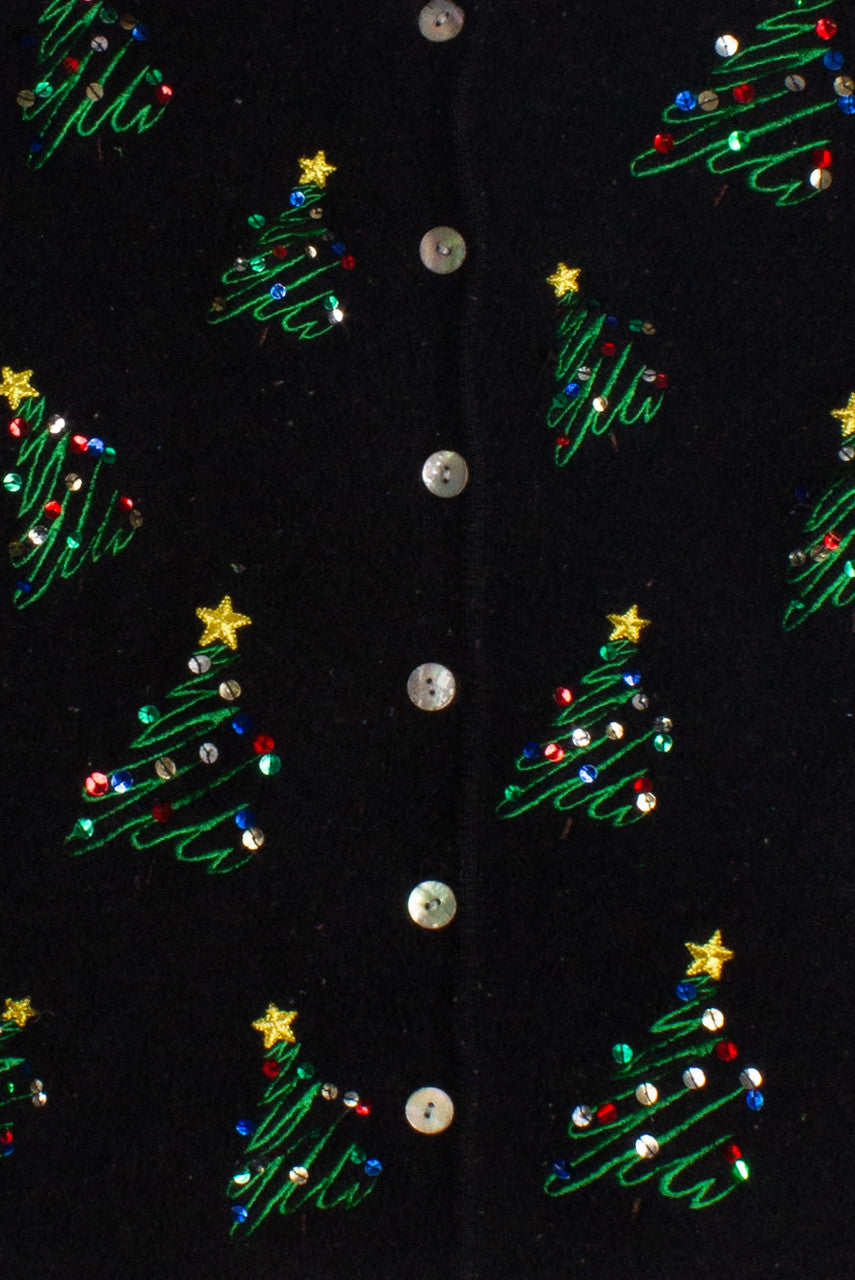 Black Ugly Christmas Cardigan 60137
