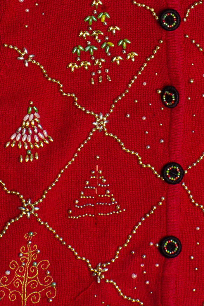 Red Ugly Christmas Cardigan 60140