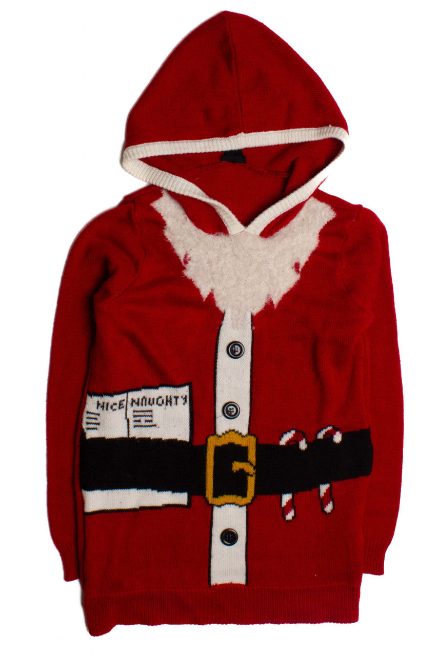 Red Hooded Ugly Christmas Pullover 60158