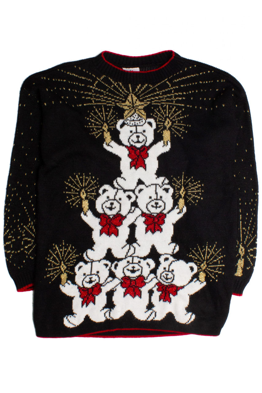 Black Ugly Christmas Pullover 60173