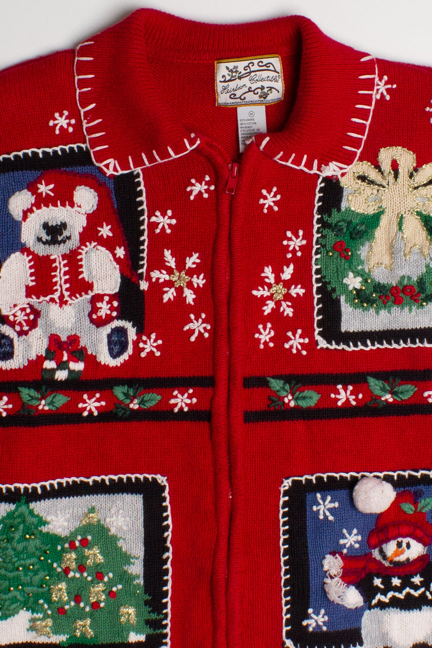 Red Ugly Christmas Cardigan 60187