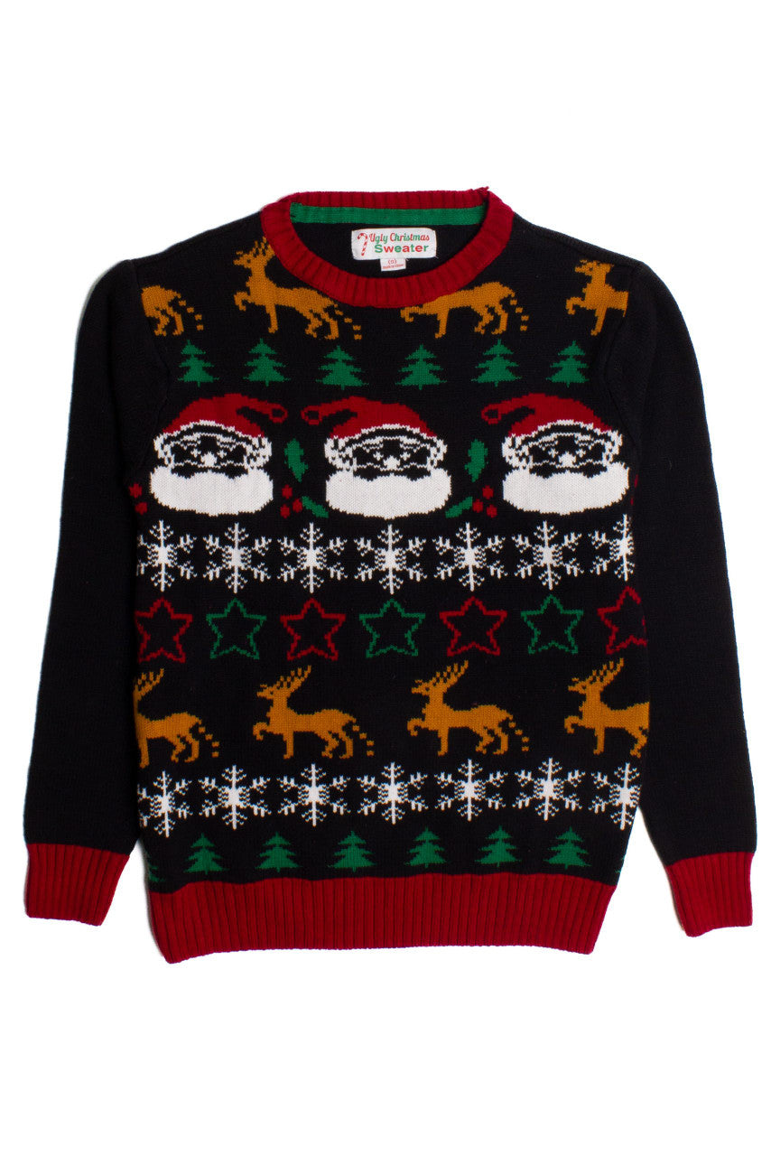 Black Ugly Christmas Pullover 60188