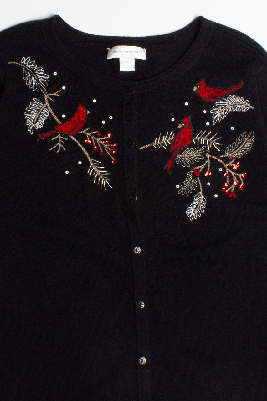 Black Ugly Christmas Cardigan 60197