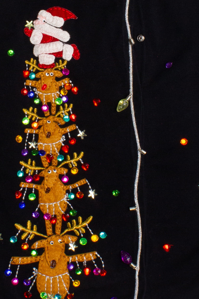 Black Ugly Christmas Cardigan 60211