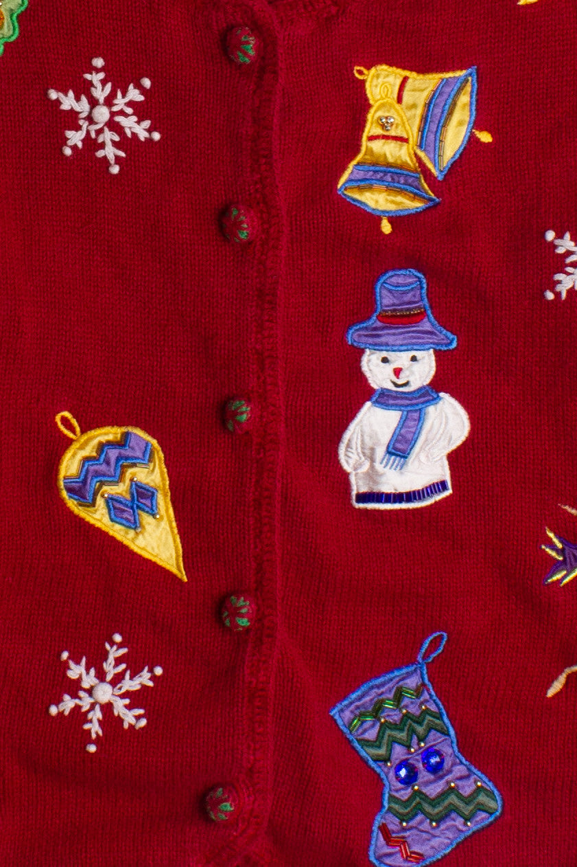Red Ugly Christmas Cardigan 60221