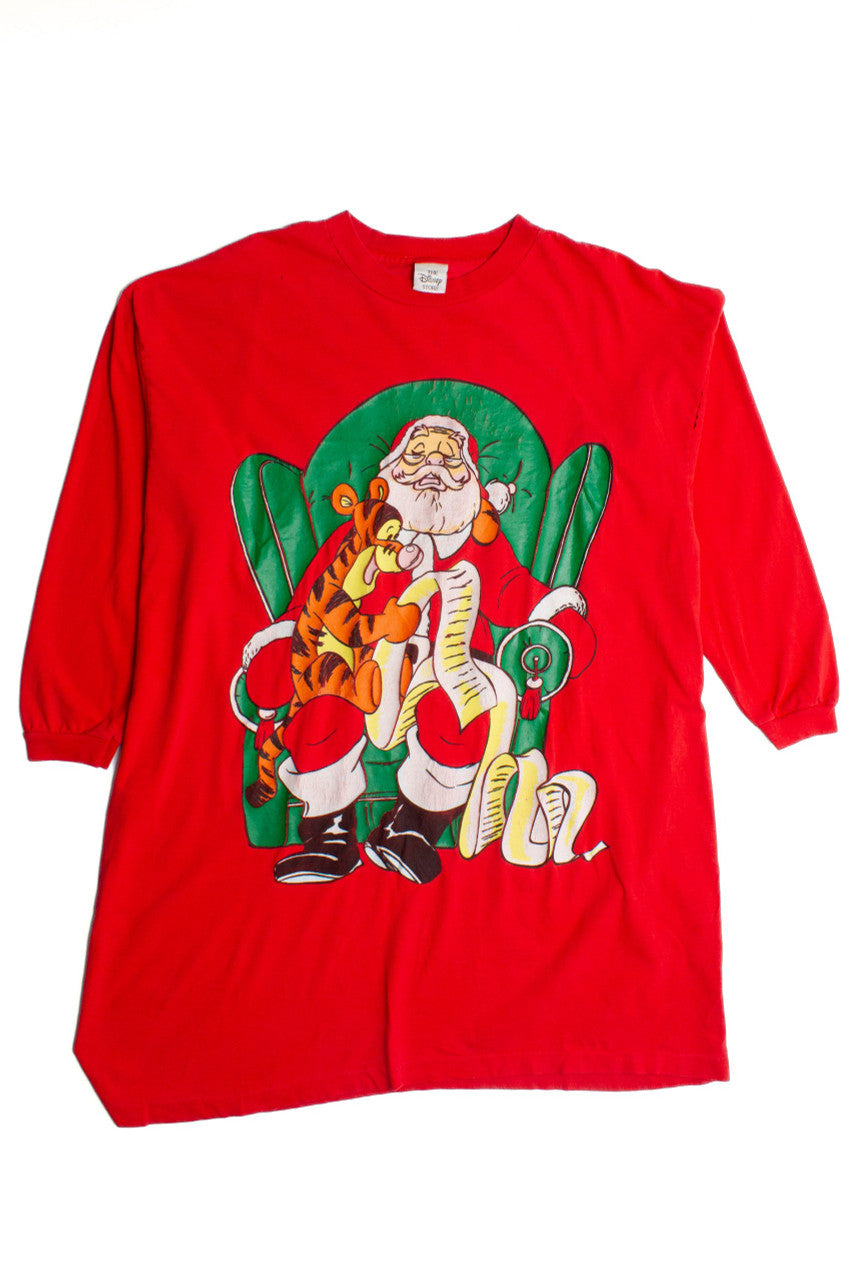 Vintage Tigger and Santa T-Shirt (1980s)