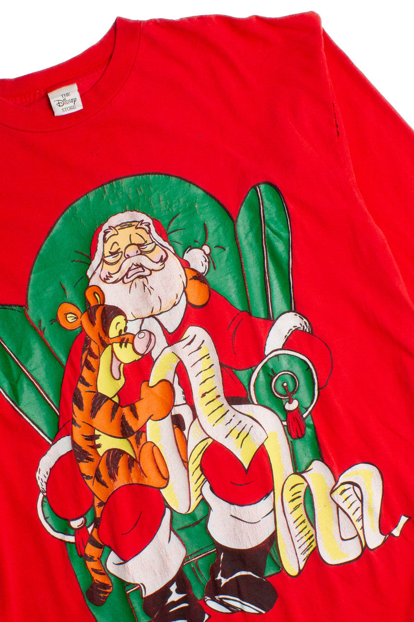 Vintage Tigger and Santa T-Shirt (1980s)