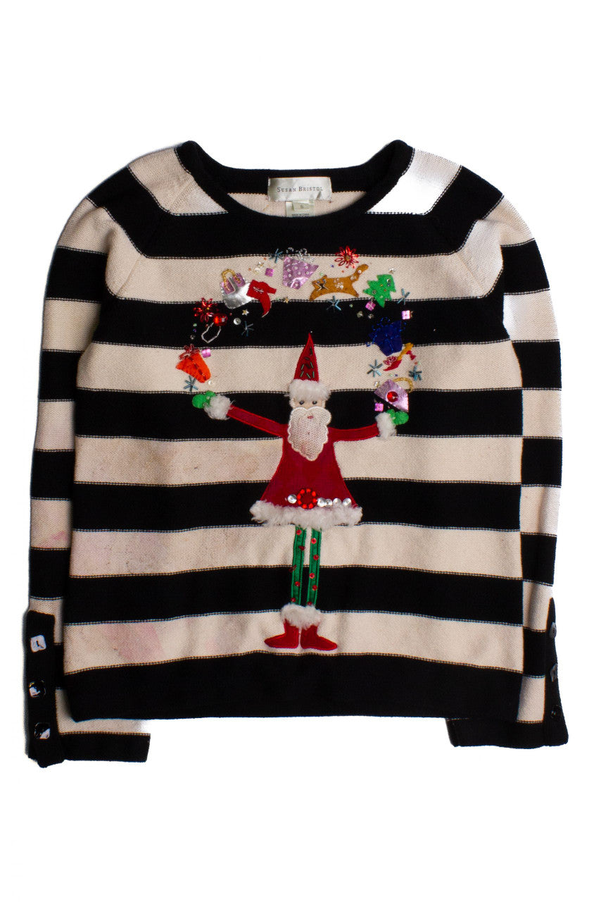 Striped Ugly Christmas Sweater 60245