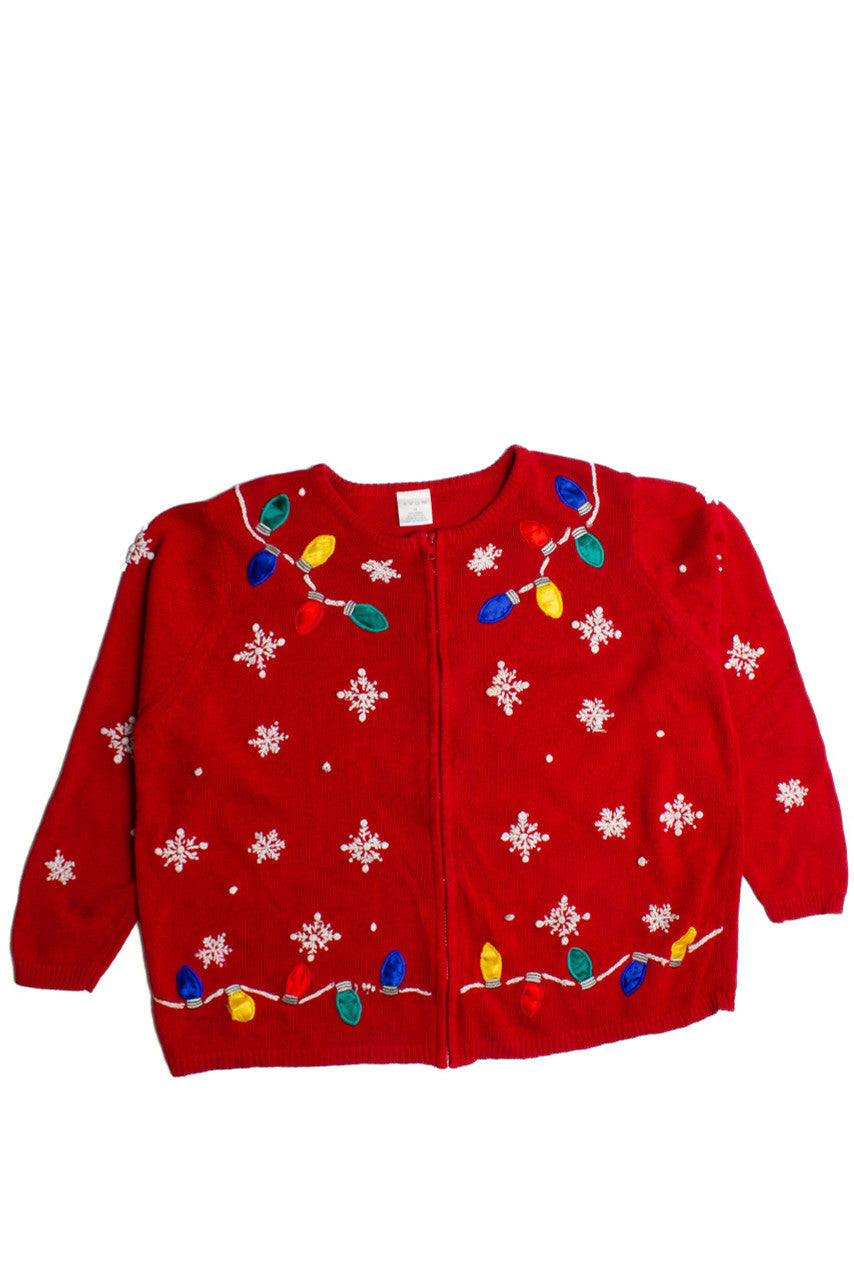 Red Ugly Christmas Cardigan 60296