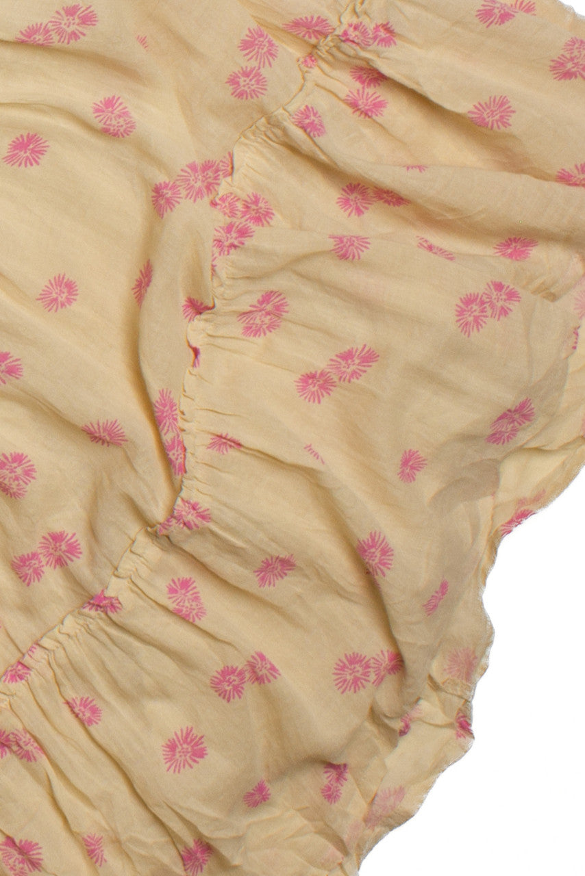 Vintage Pink Floral Skirt (1990s)