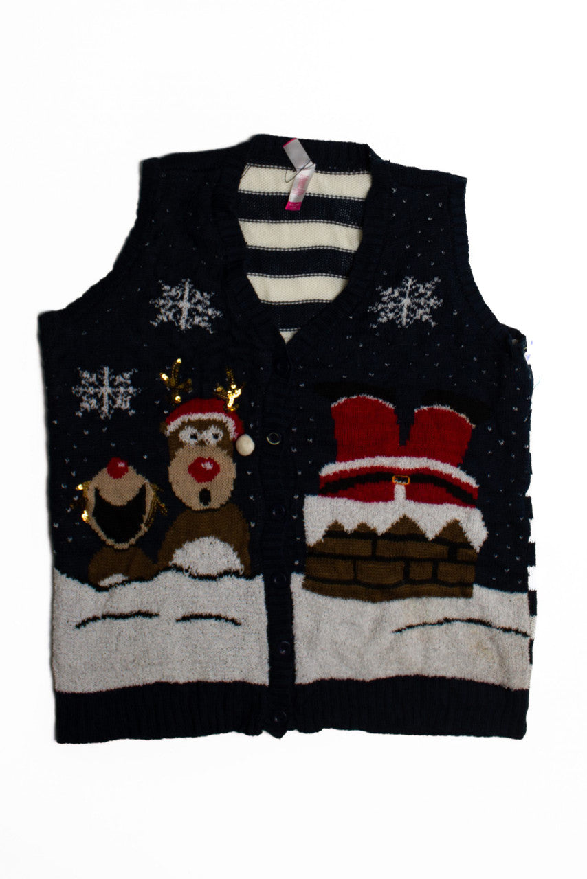 Blue Ugly Christmas Vest 60357