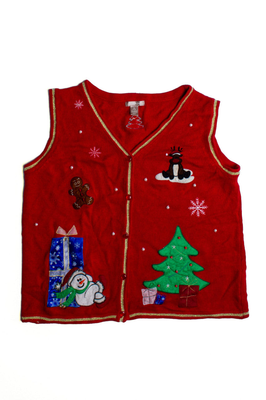 Red Ugly Christmas Vest 60374