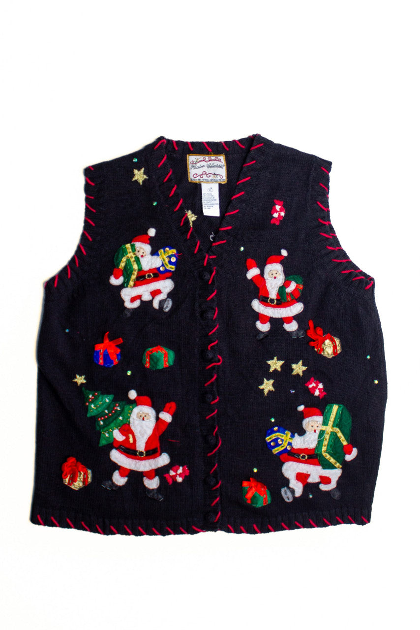 Black Ugly Christmas Vest 60383