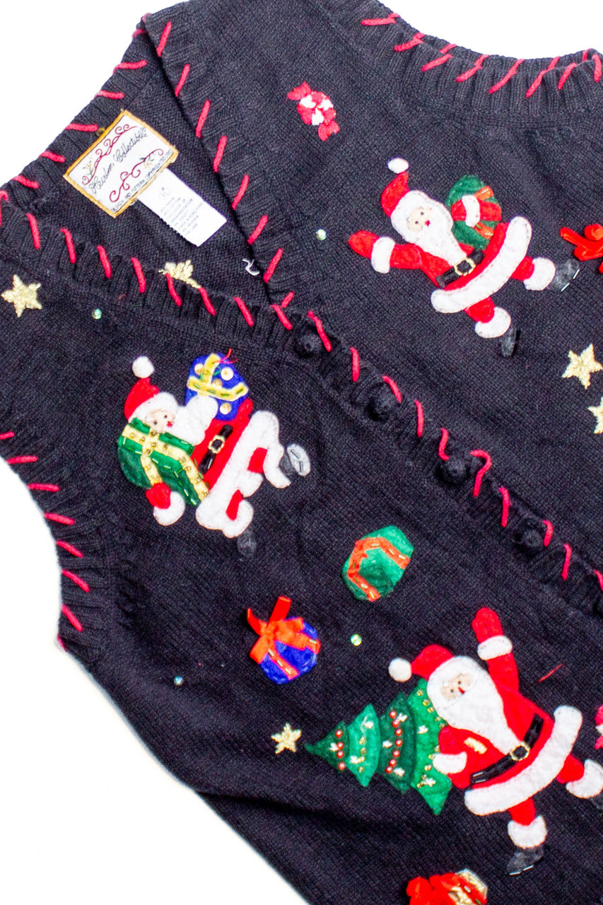 Black Ugly Christmas Vest 60383