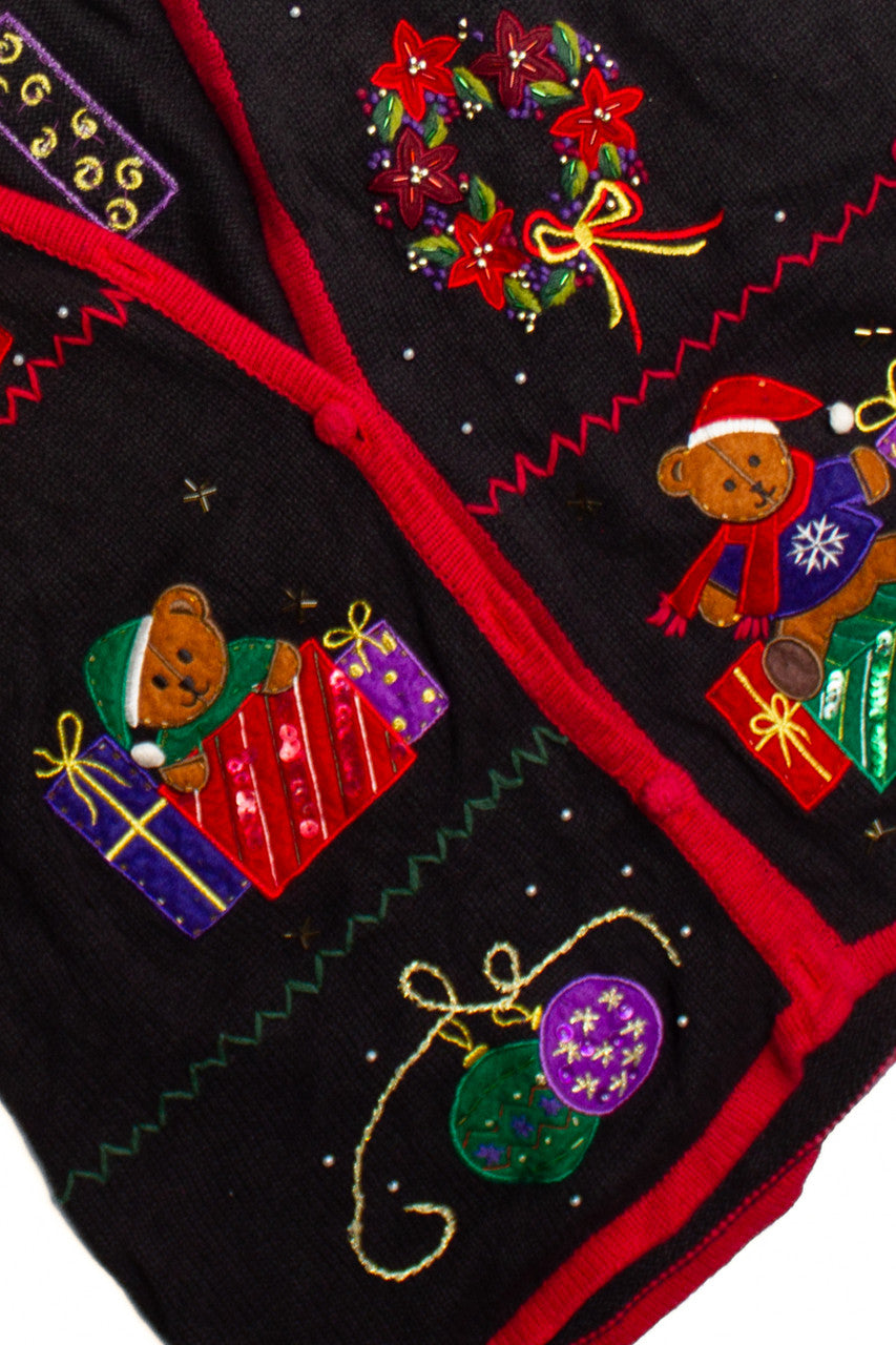 Black Ugly Christmas Vest 60385