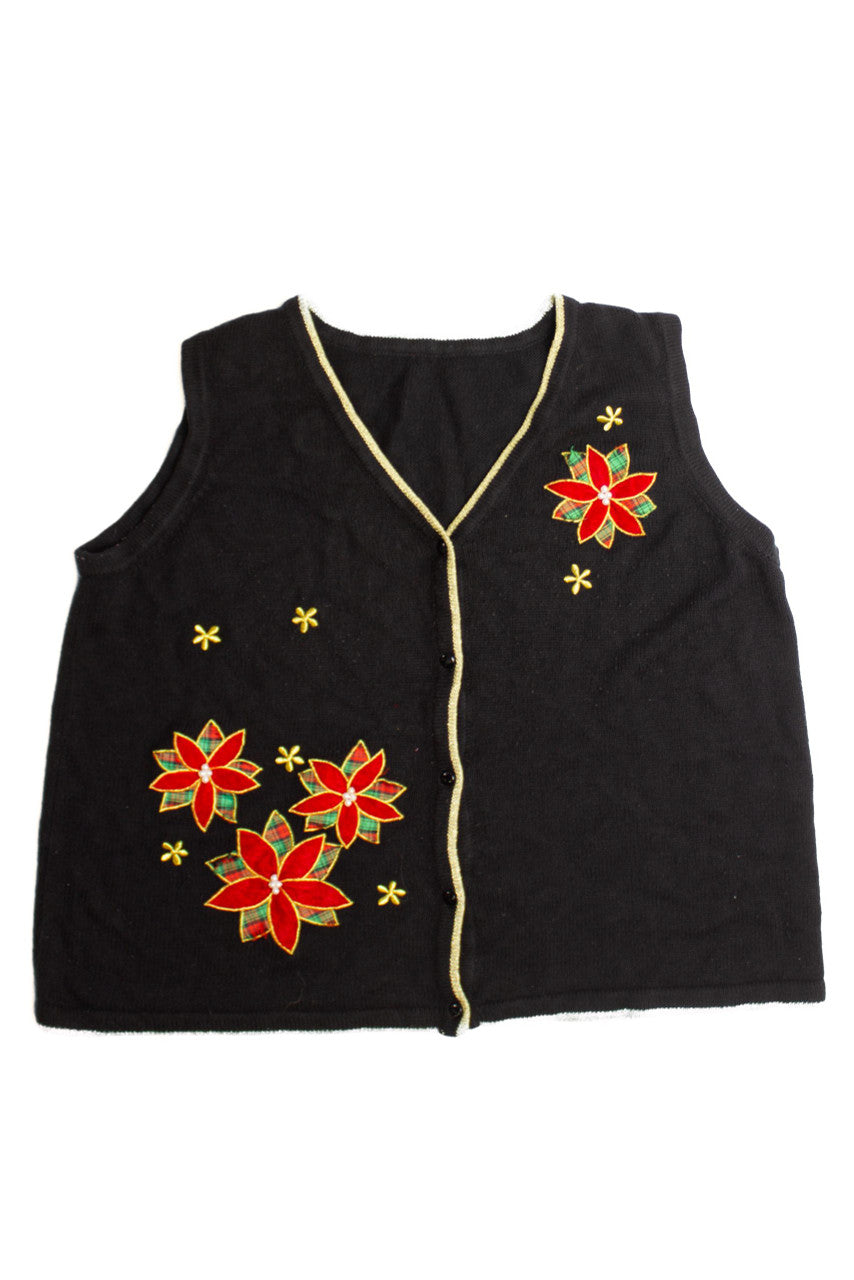 Black Ugly Christmas Vest 60398