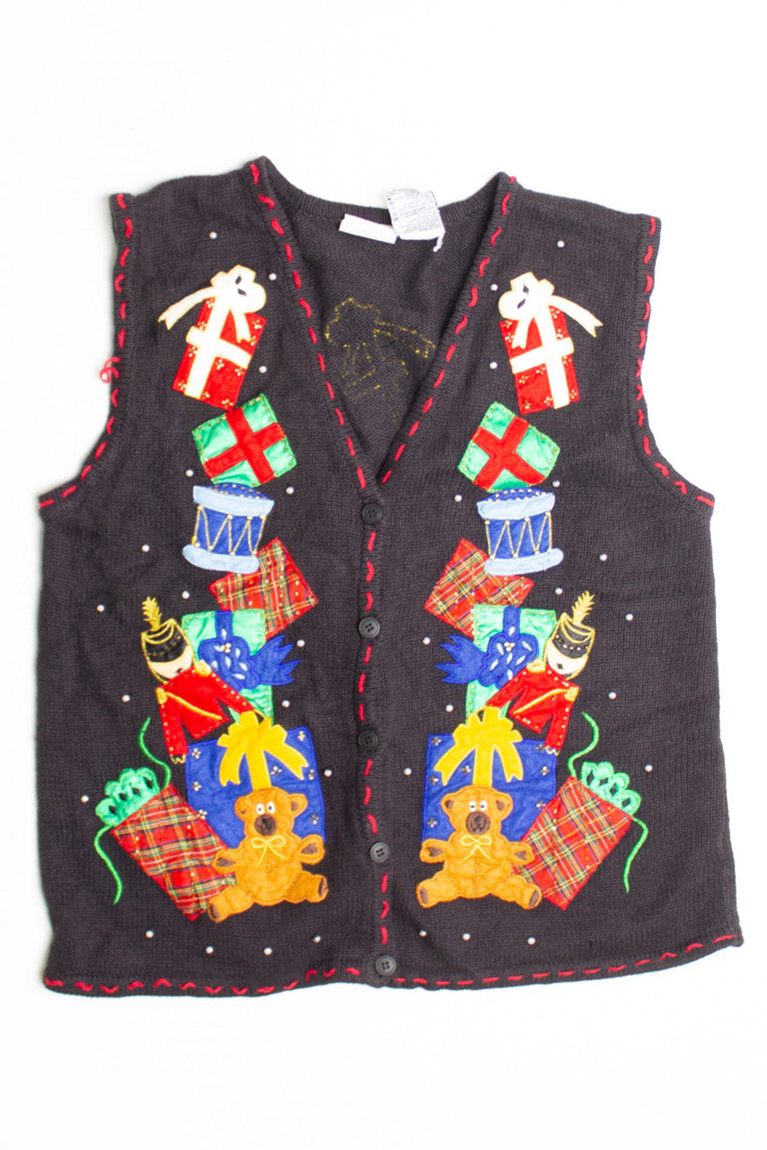 Black Ugly Christmas Vest 60410