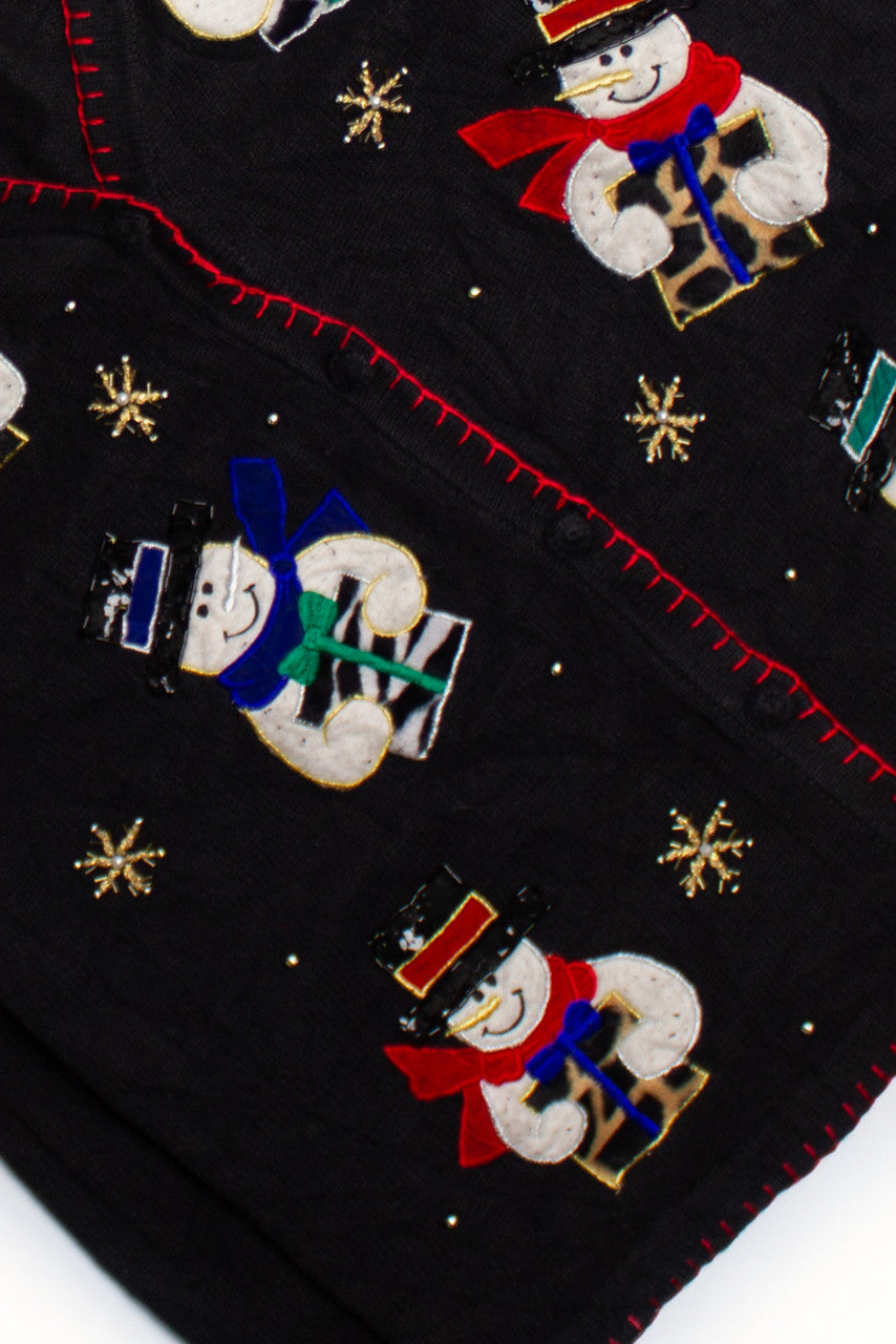 Black Ugly Christmas Cardigan 60413