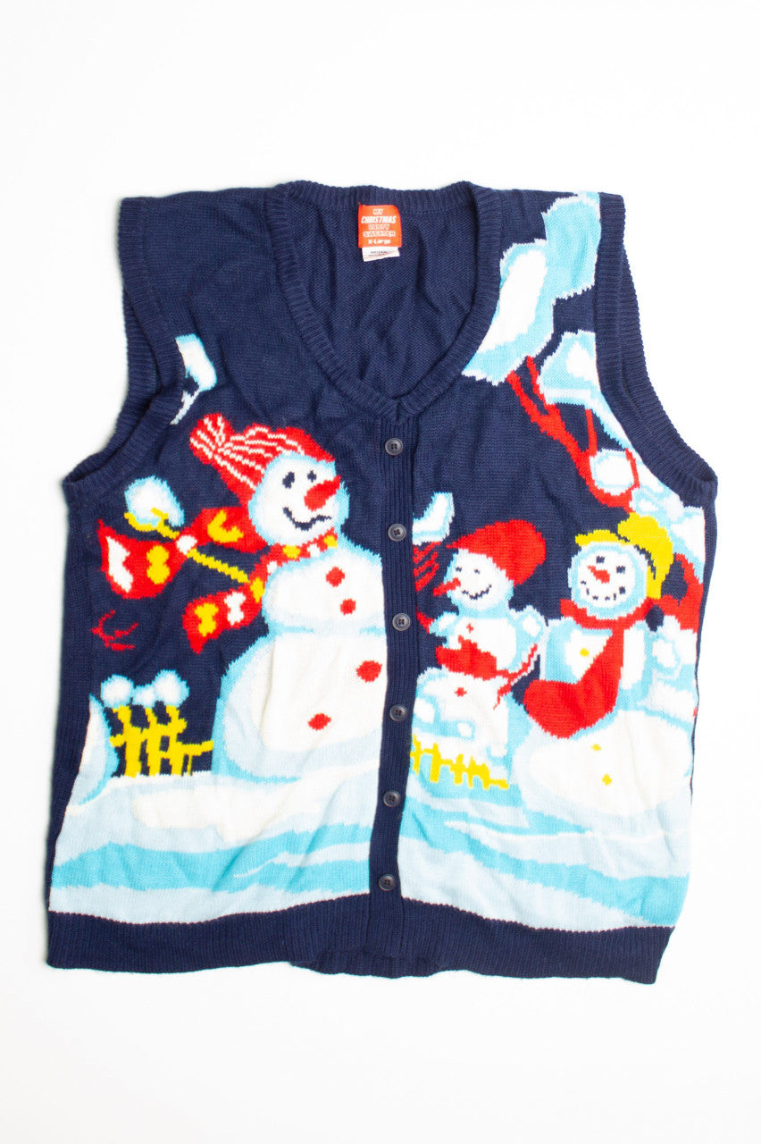 Blue Ugly Christmas Vest 60421