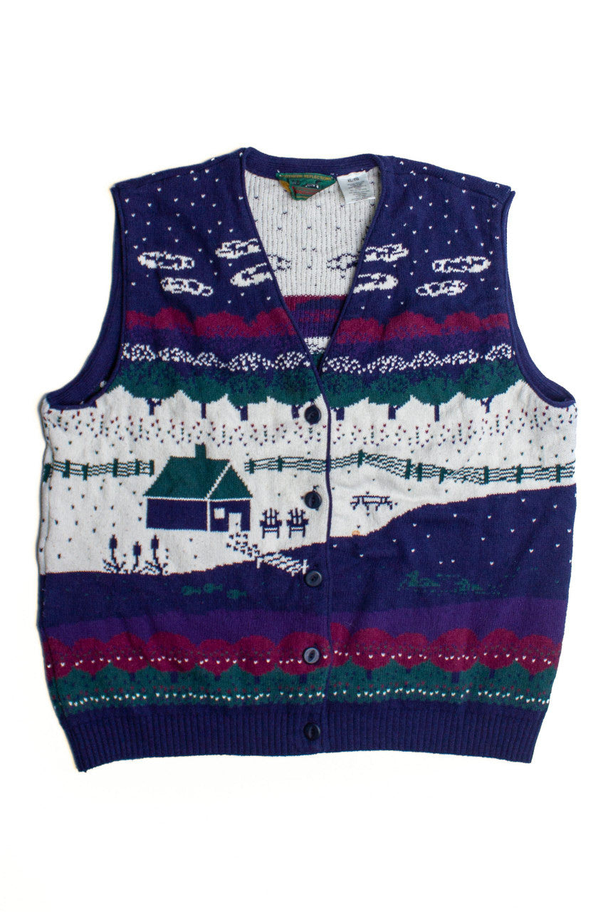 Blue Ugly Christmas Vest 60427