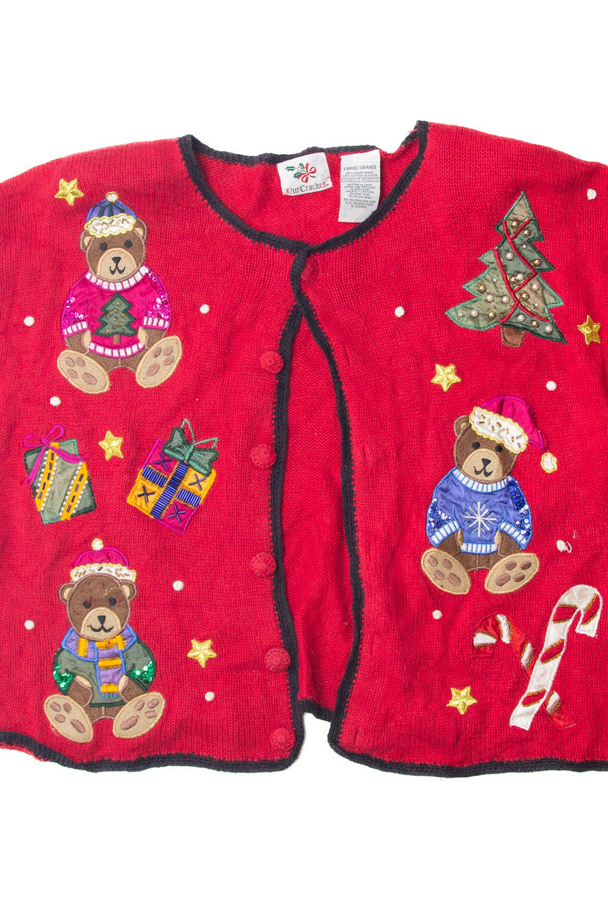 Red Ugly Christmas Cardigan 63552