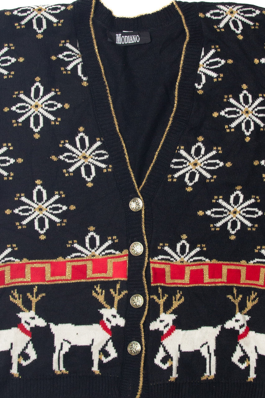 Black Ugly Christmas Cardigan 63554