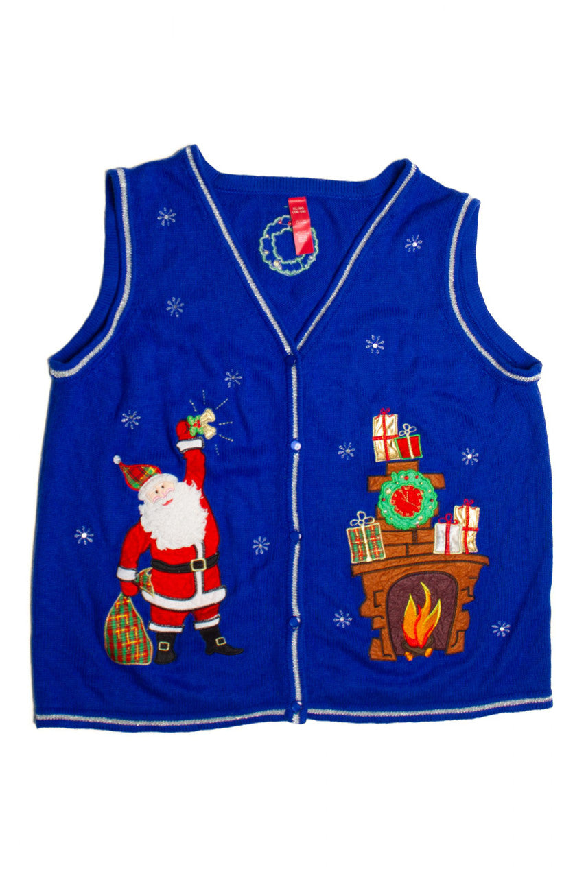 Blue Ugly Christmas Vest 60469