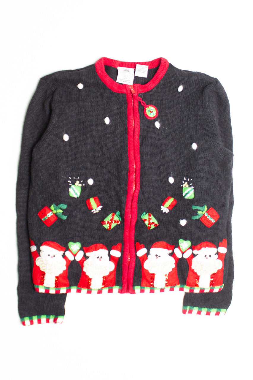 Black Ugly Christmas Cardigan 60513