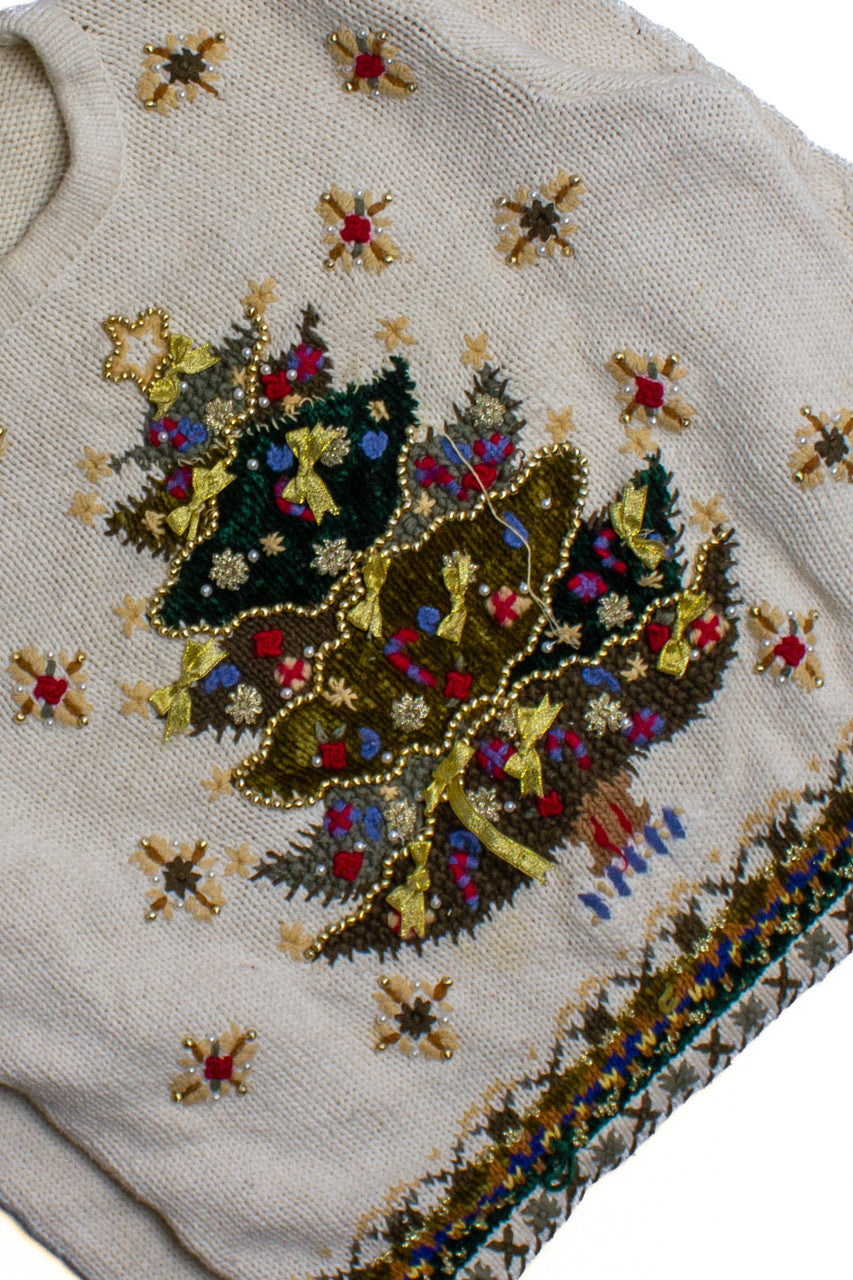 White Ugly Christmas Sweater 60531