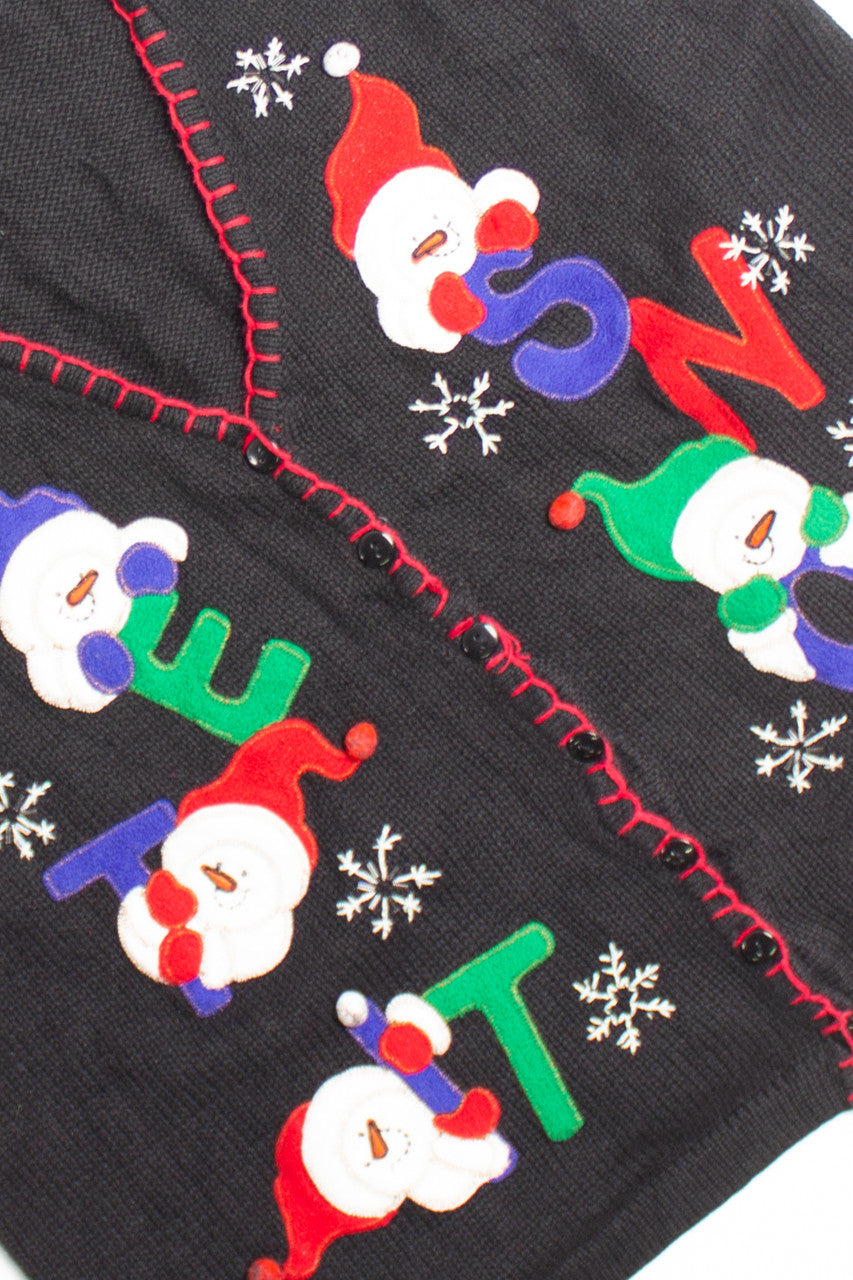 Black Ugly Christmas Vest 60533