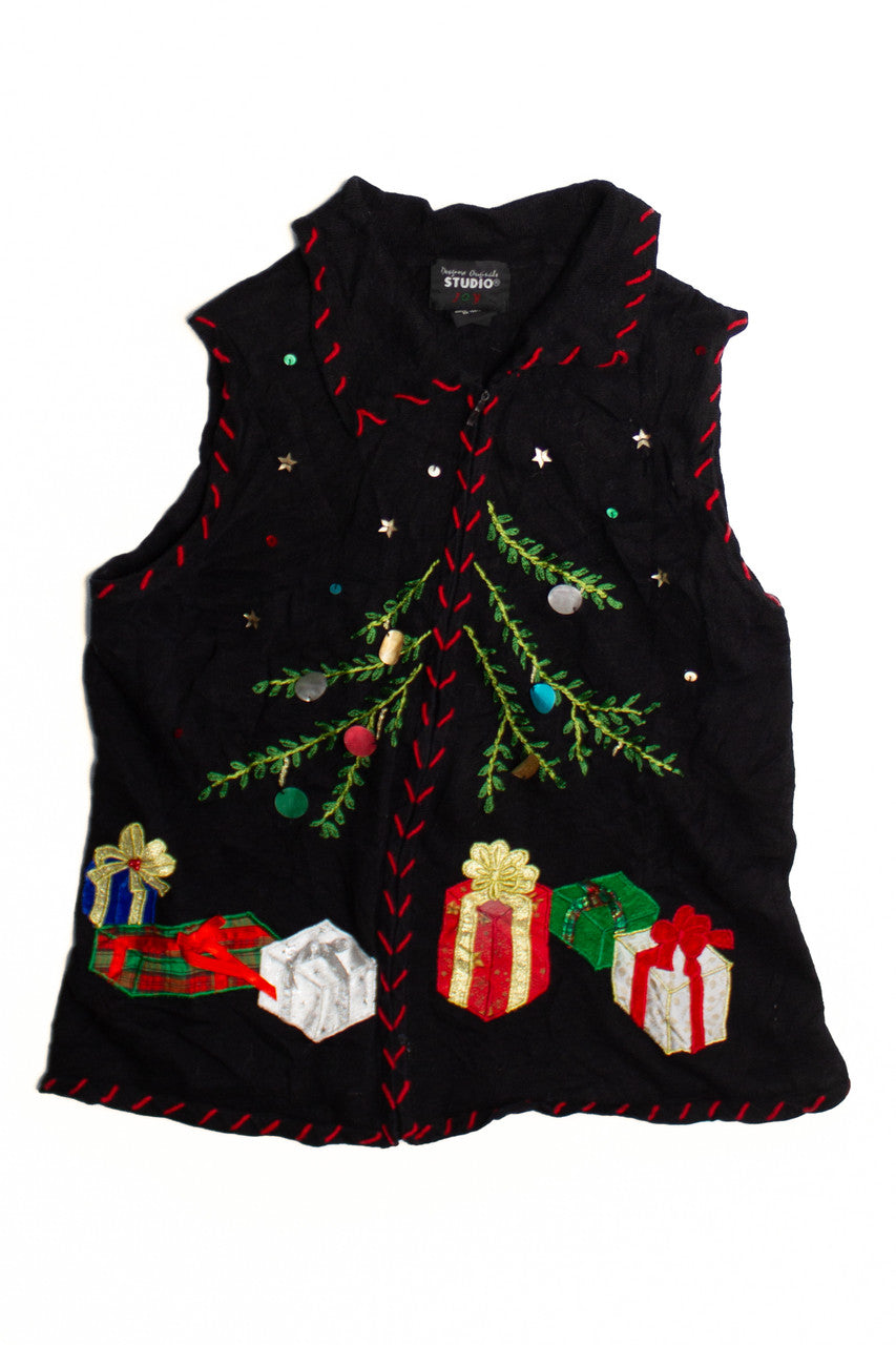 Black Ugly Christmas Vest 60546