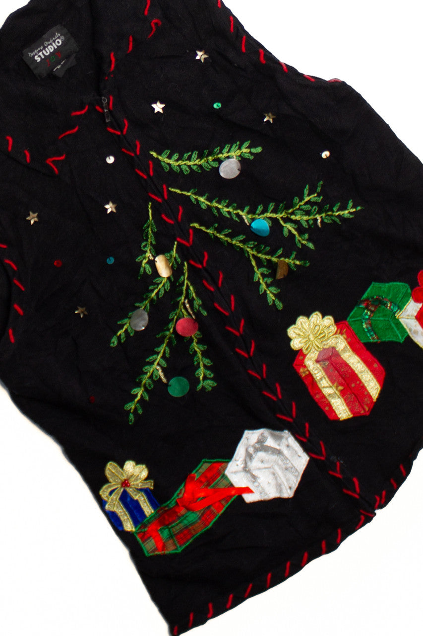 Black Ugly Christmas Vest 60546