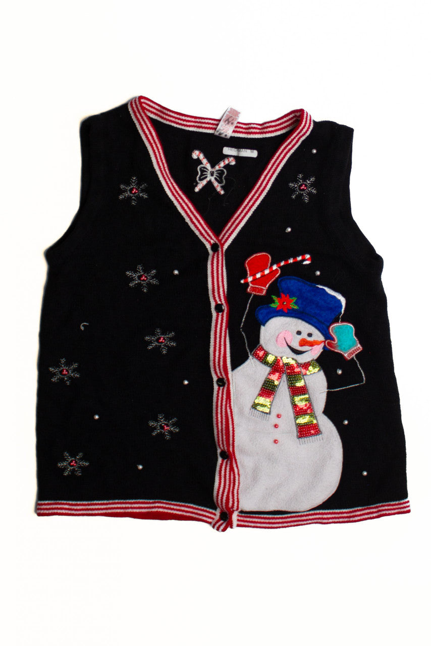 Black Ugly Christmas Vest 60606