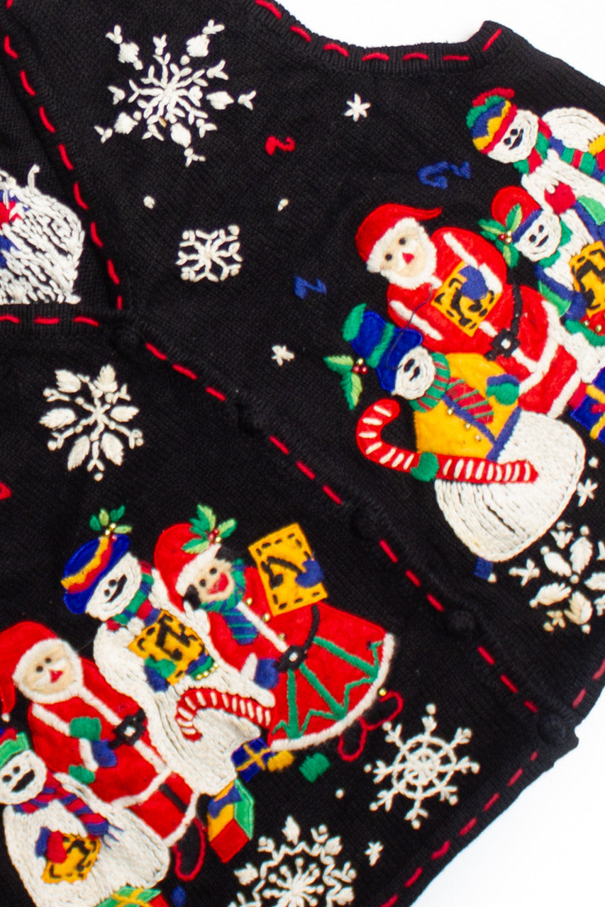 Black Ugly Christmas Vest 60614