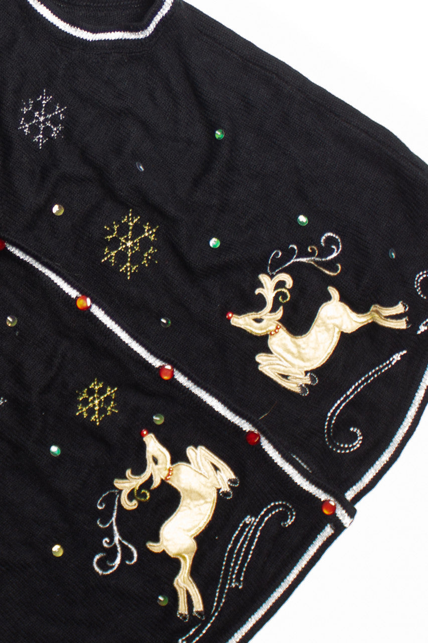 Black Ugly Christmas Vest 60675
