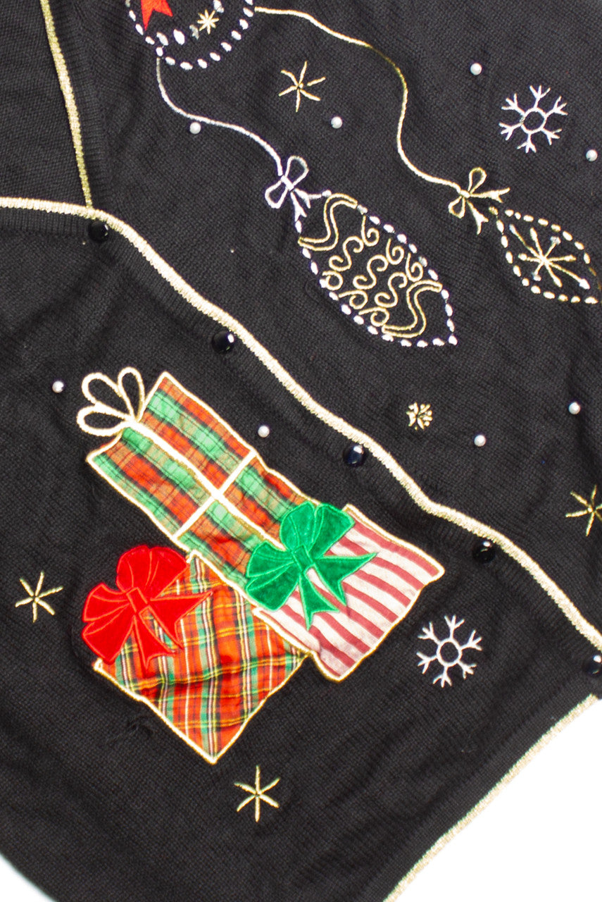 Black Ugly Christmas Vest 60683