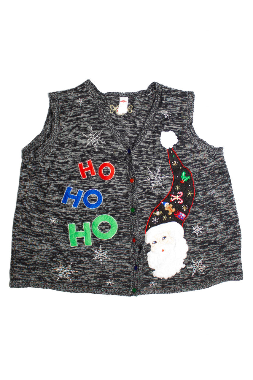 Gray Ugly Christmas Vest 60687