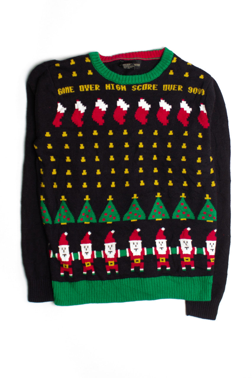 Black Video Game Ugly Christmas Sweater 60705