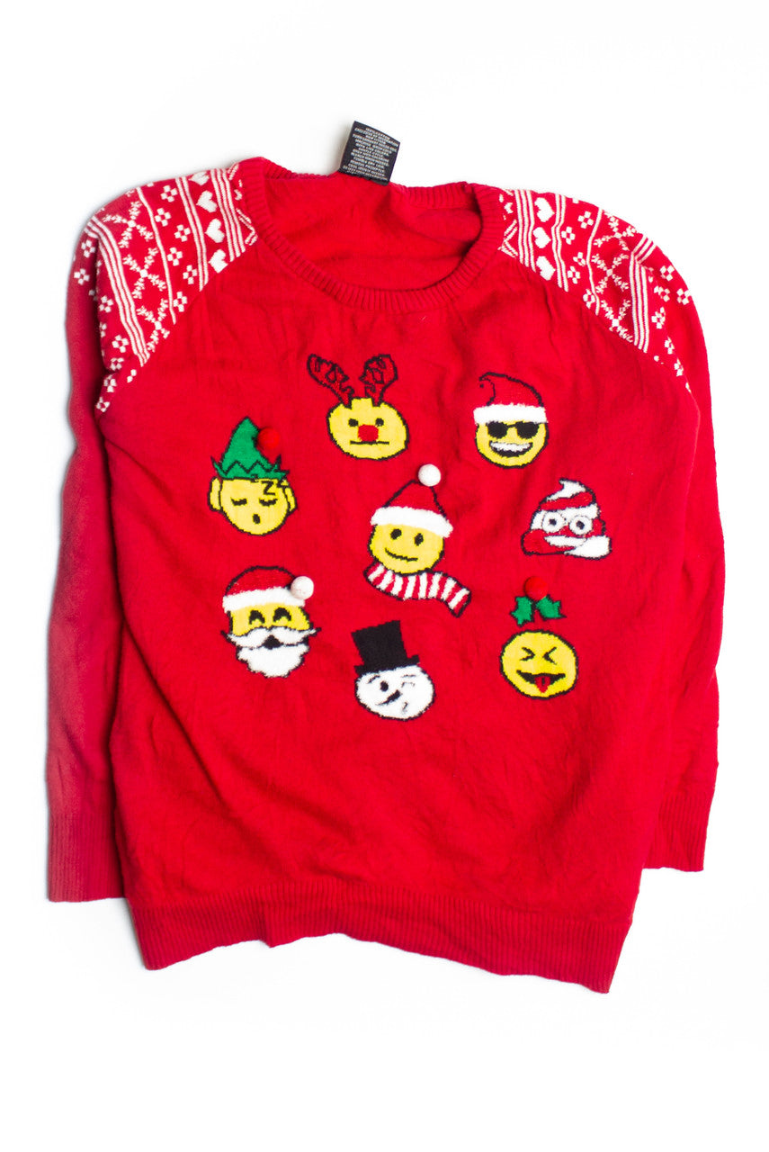 Emoji Ugly Christmas Sweater 60706