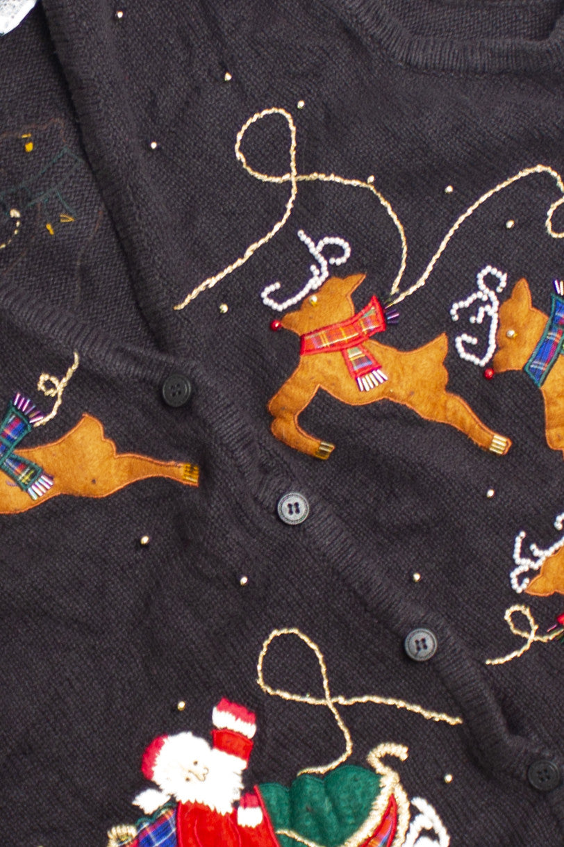Black Ugly Christmas Vest 60723