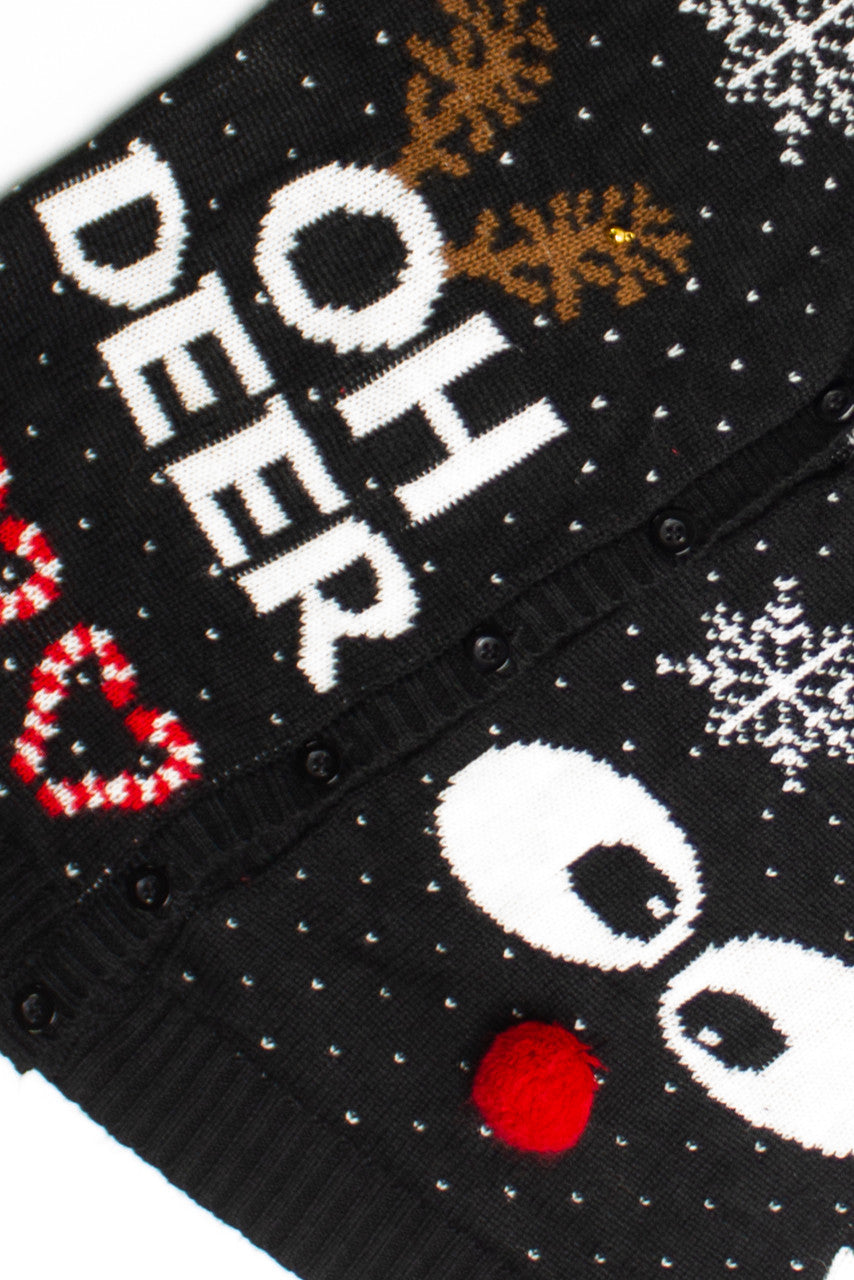 Black Ugly Christmas Vest 60725