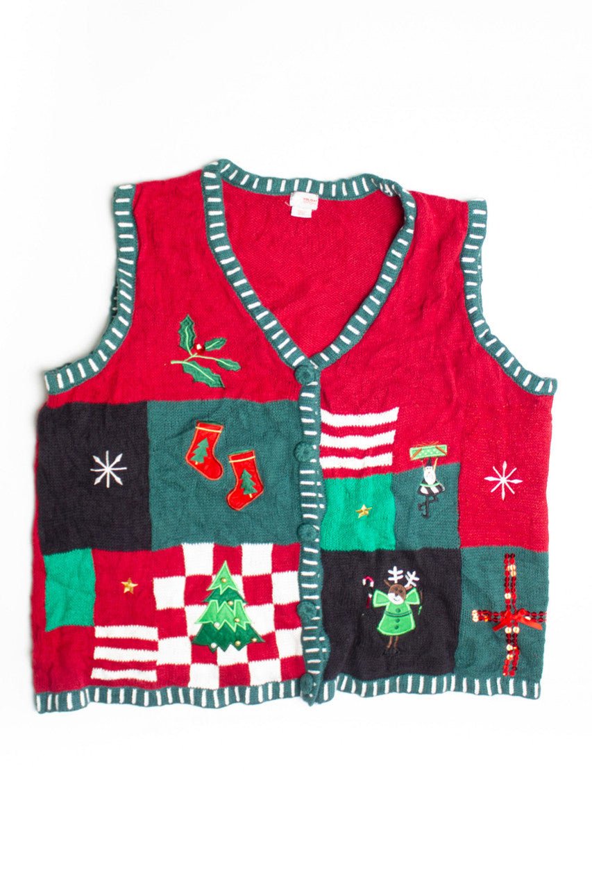 Red Ugly Christmas Vest 60726
