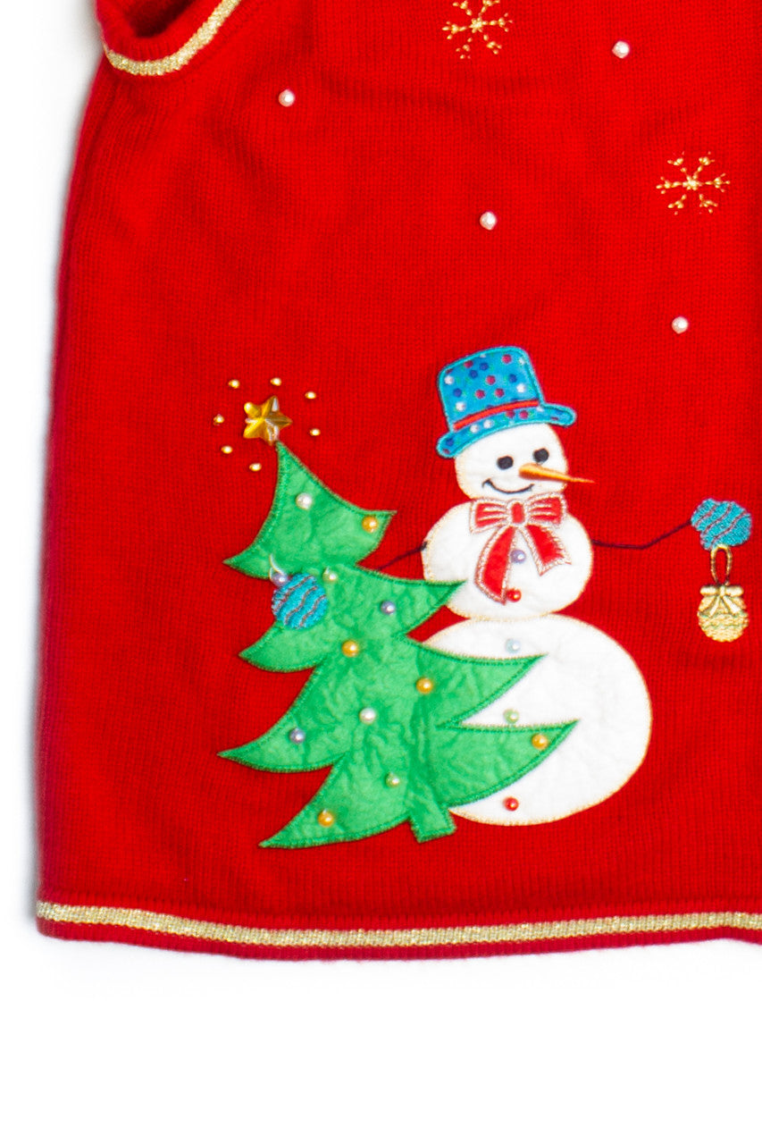 Red Ugly Christmas Vest 60727